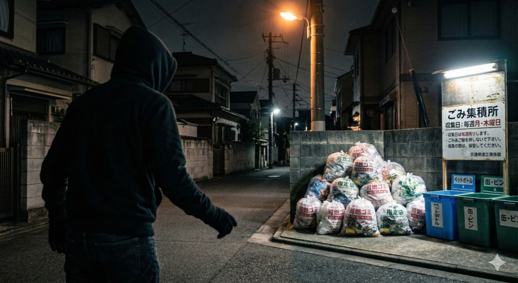 SNSで拡散される下着のゴミ漁り｜違法性と安全な捨て方を解説