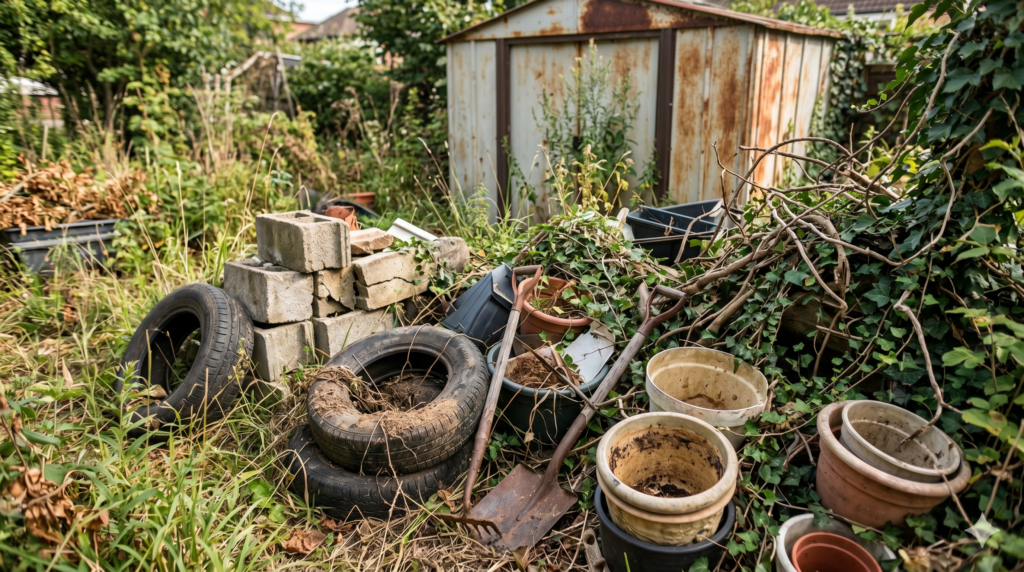 荒れた庭の片付けは業者へ！捨てにくい不用品の処分と自力で庭片付けをおすすめしない理由