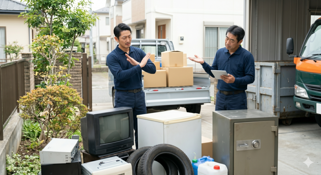便利屋にできないこととは？不用品回収が断られる理由と専門業者の違い